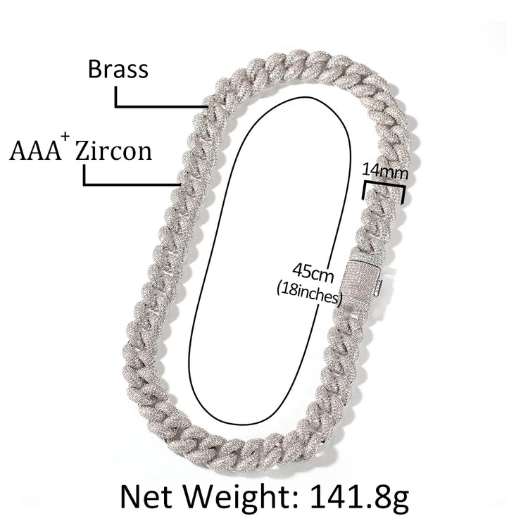 14mm Cuban Chains and Bracelets