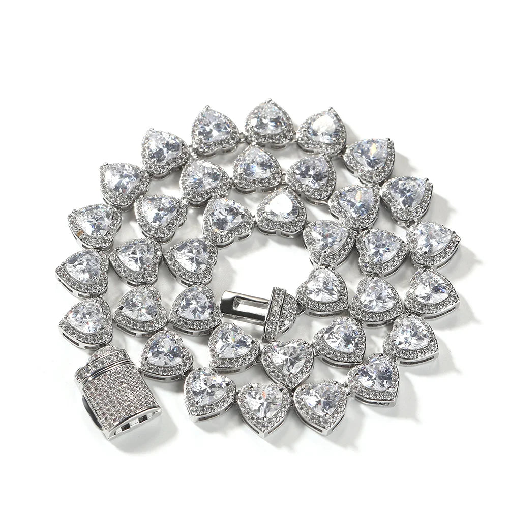 Heart Cubic Zircon Necklaces For Woman