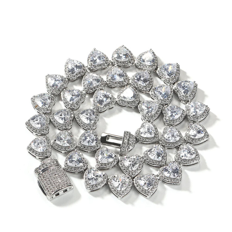 Heart Cubic Zircon Necklaces For Woman