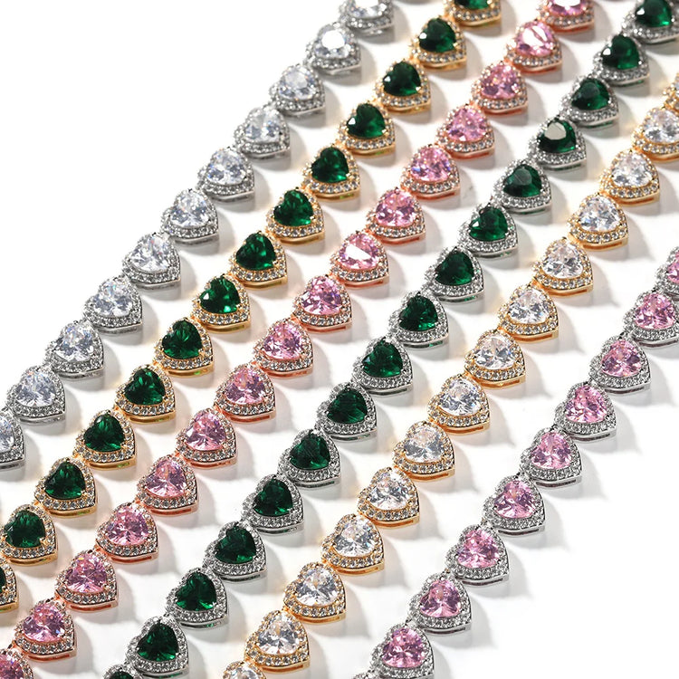 Heart Cubic Zircon Necklaces For Woman
