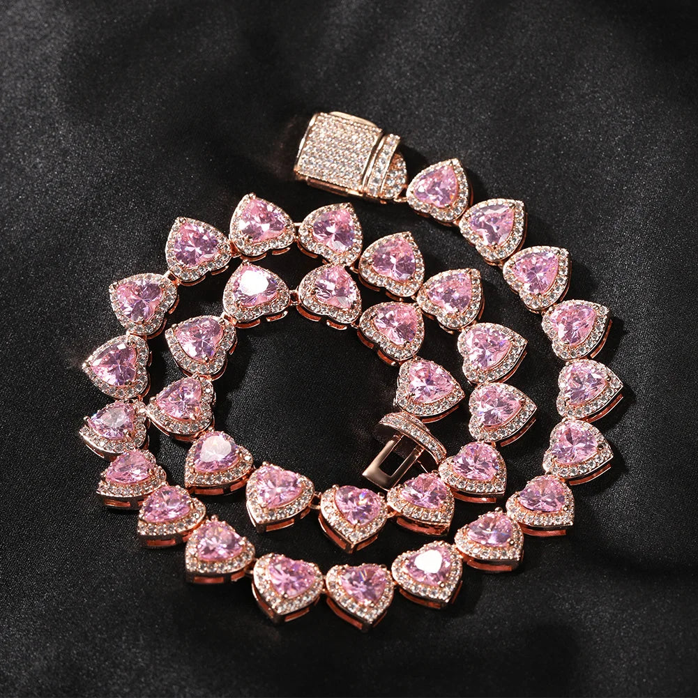 Heart Cubic Zircon Necklaces For Woman