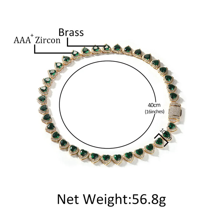 Heart Cubic Zircon Necklaces For Woman